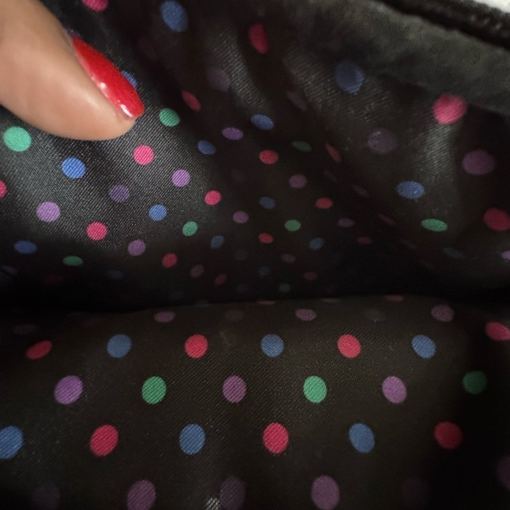 Vera Bradley Black Quilted Messenger Crossbody Bag - Picture 4 of 7